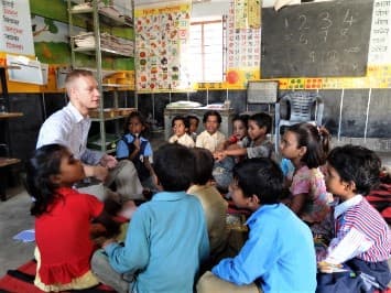 Happy faces of Indian children